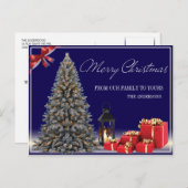 Carte postale de Luxury Merry Christmas (Devant / Derrière)