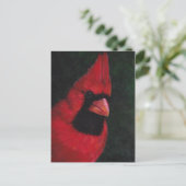 Carte postale de M. Red Cardinal Bird Art (Debout devant)