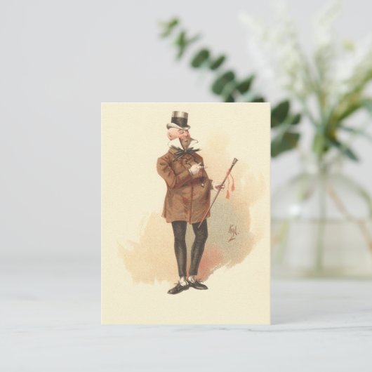Carte postale de M. Wilkins Micawber David Copperf (Debout devant)