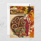 Carte postale de Mabon Pagan Imaginaire Art (Devant / Derrière)