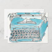 Carte postale de machine royale (Devant / Derrière)