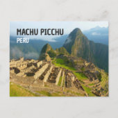 Carte postale de Machu Picchu, Pérou (Devant)