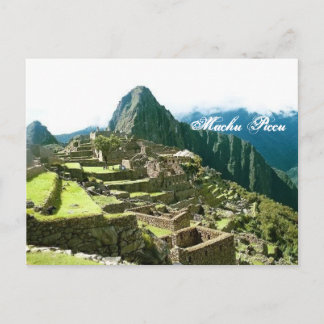 Carte postale de Machu Picchu Pérou