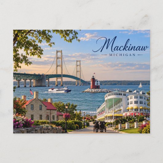 Carte postale de Mackinaw (Devant)