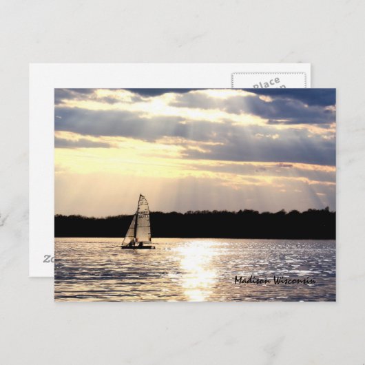 Carte postale de Madison Wisconsin (Devant / Derrière)