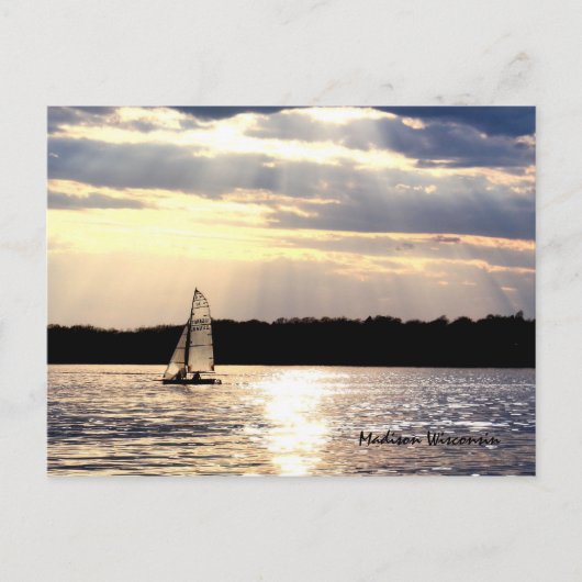 Carte postale de Madison Wisconsin (Devant)