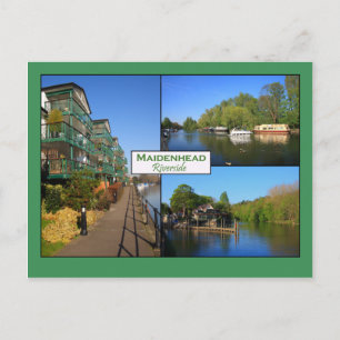 Carte postale de Maidenhead Riverside