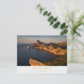 Carte postale de Majorque - Cap Formentor avec tex (Debout devant)