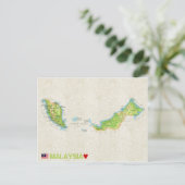 CARTE POSTALE DE MALAYSIE ♥ (Debout devant)