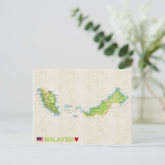 CARTE POSTALE DE MALAYSIE ♥ (Debout devant)