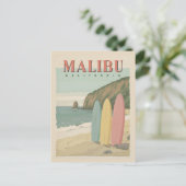 Carte postale de Malibu, Californie - Soleil, sabl (Debout devant)