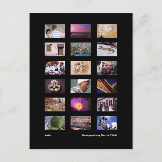 Carte postale de Malte (Devant)