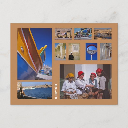 Carte postale de Malte (Devant)