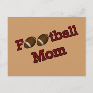 Carte postale de maman de football