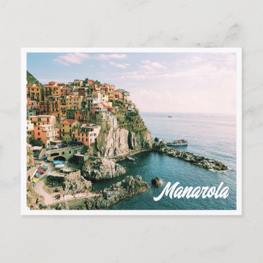 Carte postale de Manarola Cinque Terre Italie (Devant)