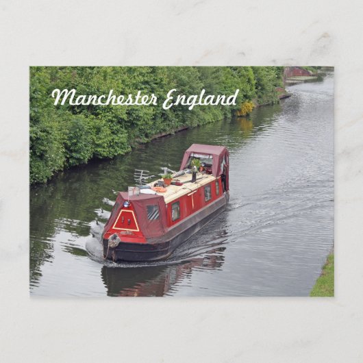 carte postale de manchester england (canot) (Devant)