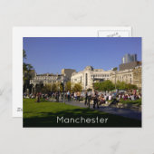 Carte postale de Manchester Piccadilly Gardens (Devant / Derrière)
