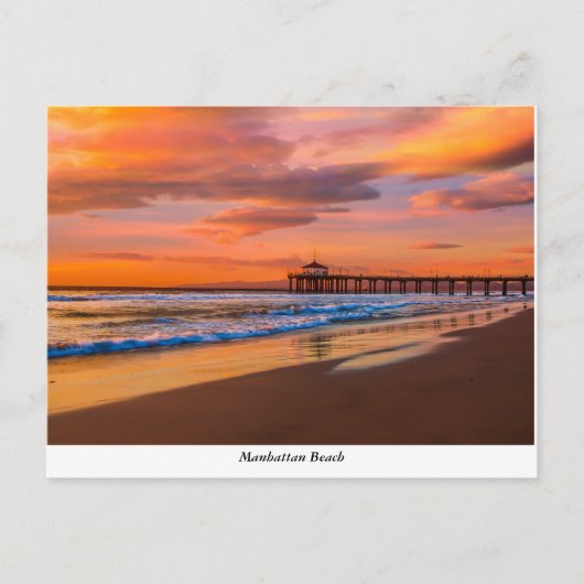 Carte postale de Manhattan Beach Pier (Devant)