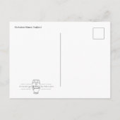 Carte postale de manoir (Dos)