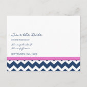 Carte postale de mariage à conserver Bleu Chaud Ro (Dos)