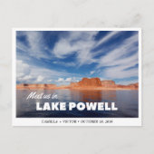 Carte postale de mariage à Lake Powell (Devant)