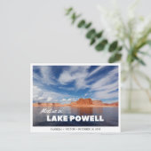 Carte postale de mariage à Lake Powell (Debout devant)