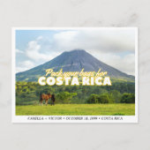Carte postale de mariage Costa Rica Save the Date (Devant)