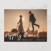 Carte postale de mariage heureux (Devant)