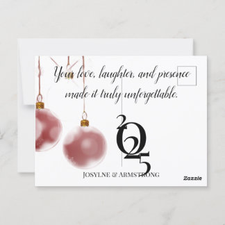 carte postale de mariage moderne