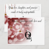 carte postale de mariage moderne (Devant / Derrière)