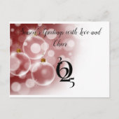 carte postale de mariage moderne (Devant)