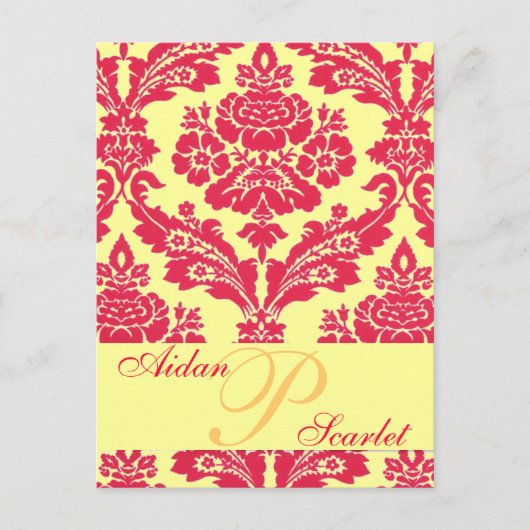 CARTE POSTALE DE MARIAGE POUR ENREGISTRER LA DATE  (Devant)