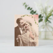 Carte postale de mariage vintage (Debout devant)