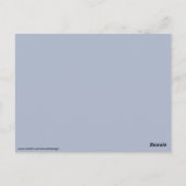 Carte postale de mariée et mariée squelette (Dos)