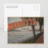 Carte postale de Marietta Ohio (Devant / Derrière)