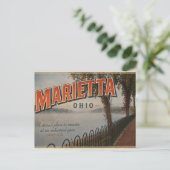 Carte postale de Marietta Ohio (Debout devant)