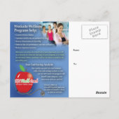 Carte postale de marketing d'entreprise (Dos)