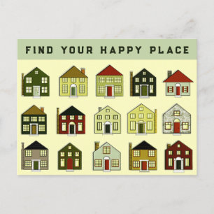 Carte postale de marketing immobilier