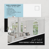 Carte postale de marketing immobilier de photo mod (Devant / Derrière)