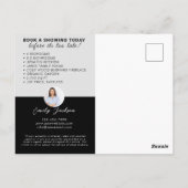 Carte postale de marketing immobilier de photo mod (Dos)