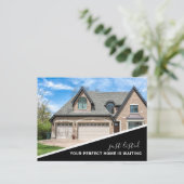 Carte postale de marketing immobilier de photo mod (Debout devant)