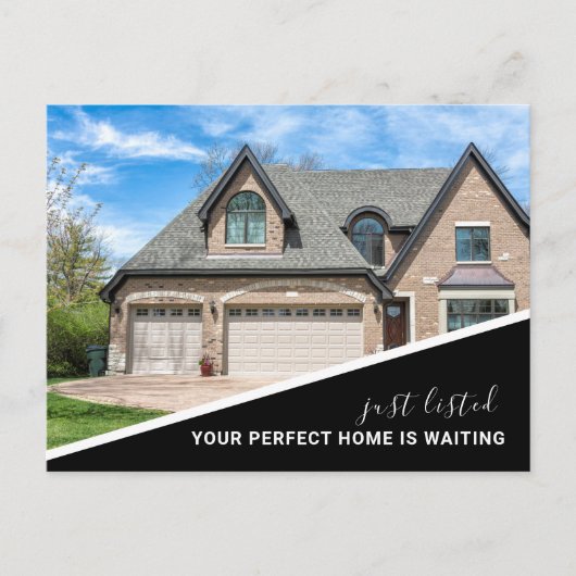 Carte postale de marketing immobilier de photo mod (Devant)