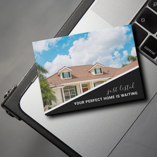 Carte postale de marketing immobilier de photo mod