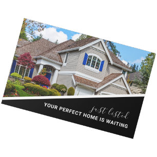 Carte postale de marketing immobilier de photo mod