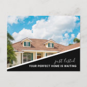 Carte postale de marketing immobilier de photo mod (Devant)