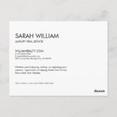 Carte postale de marketing local EDDM | Profession (Dos)