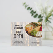 Carte postale de marketing pour traiteur de luxe (Debout devant)