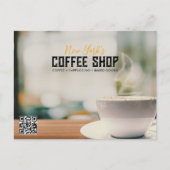 Carte postale de marketing simple pour café (Devant)