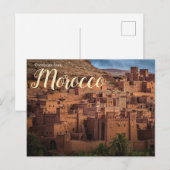 Carte postale de Maroc Bienvenue (Devant / Derrière)