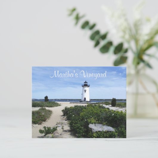 Carte postale de Martha's Vineyard Edgartown Light (Debout devant)